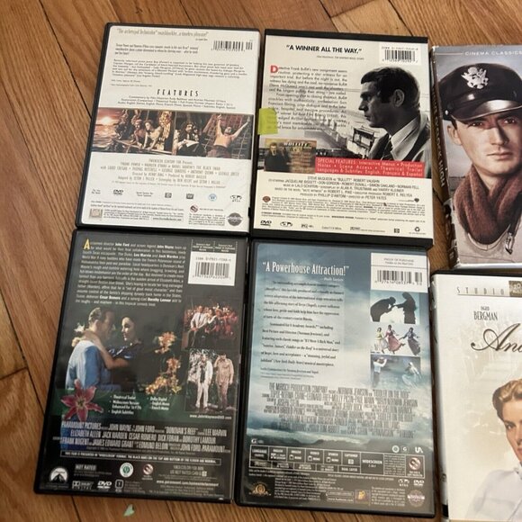 Old Movie Classic DVD Lot John Wayne Gregory Peck Judy Garland drama war - Picture 4 of 12